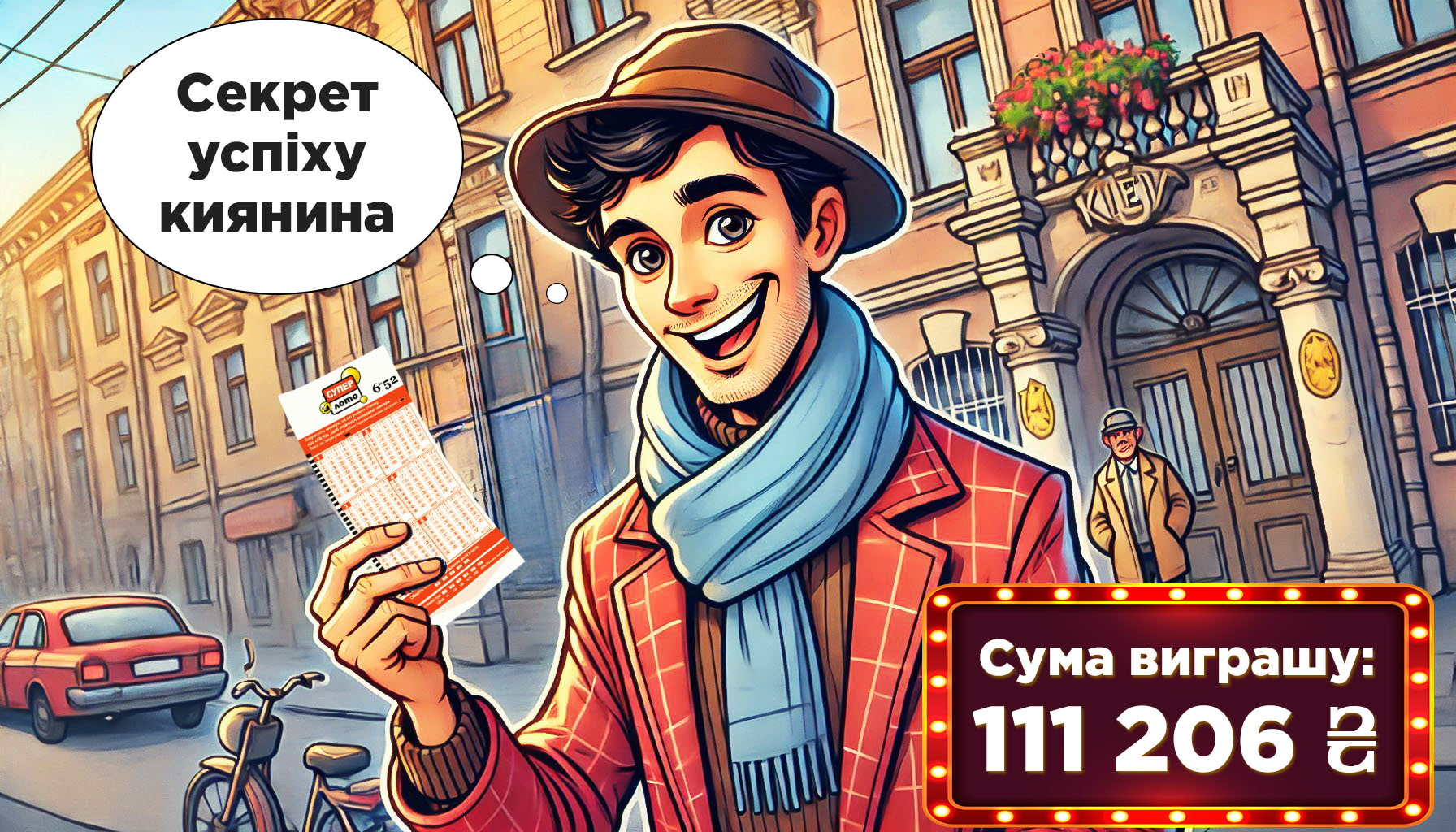 Секрет успіху киянина, який виграв 111 206 грн у Супер Лото