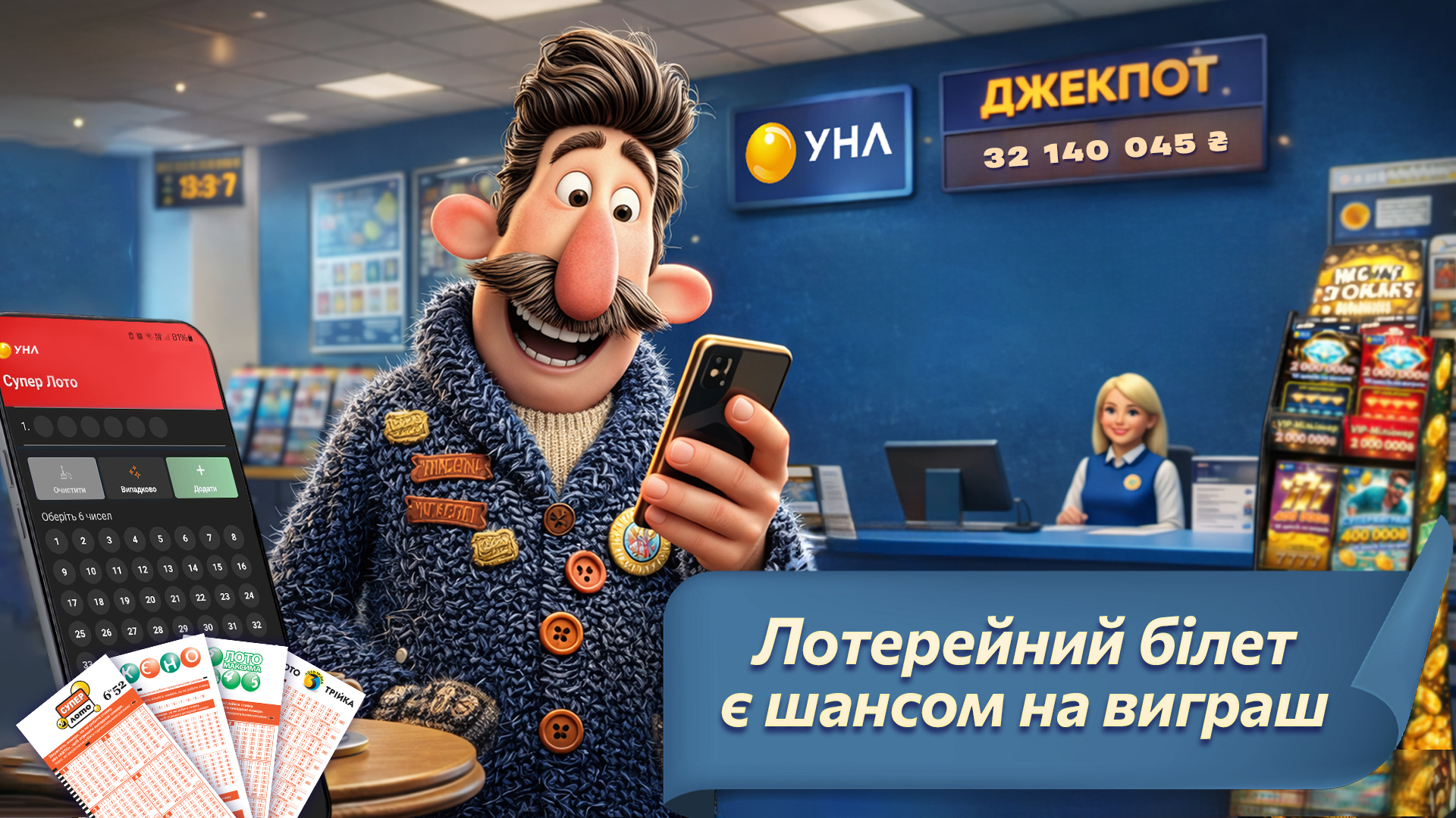 Лотерейний білет є шансом на виграш