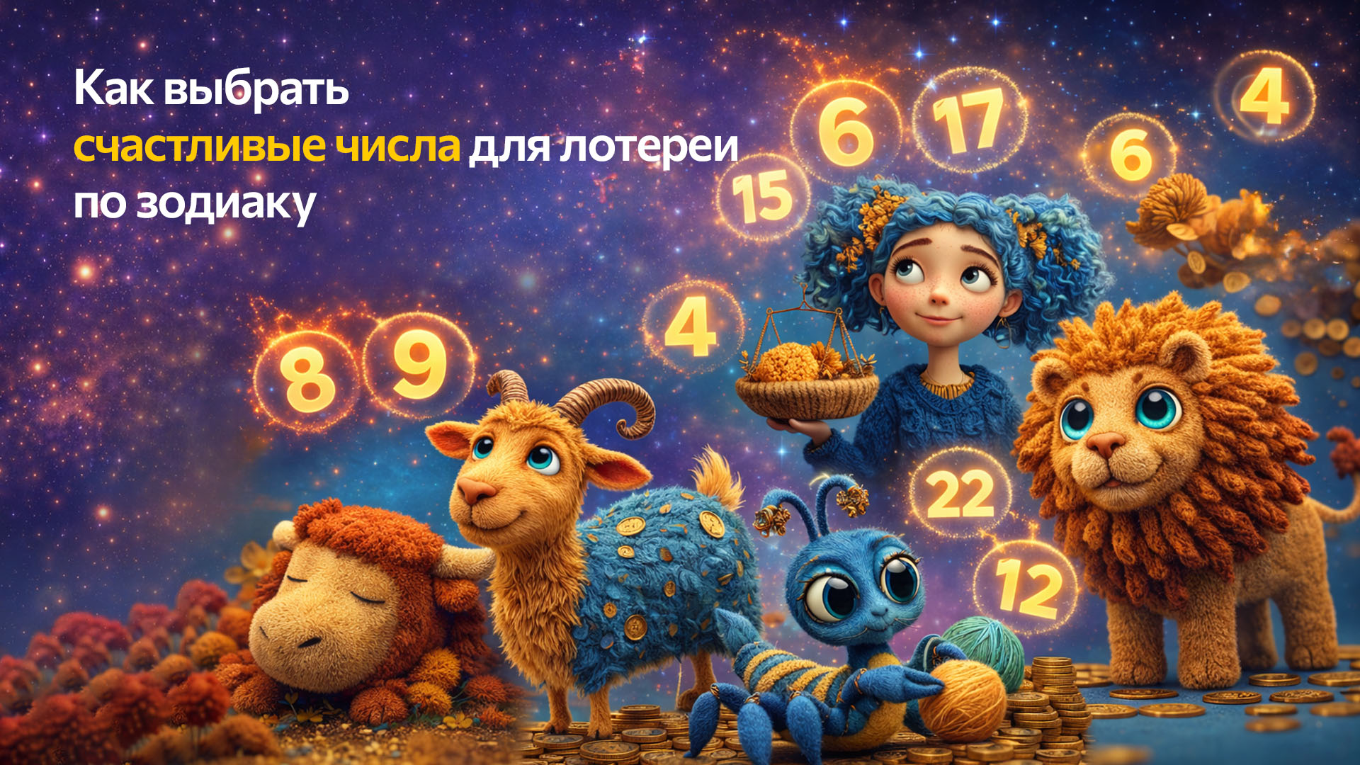 Как выбрать счастливые числа для лотереи по зодиаку