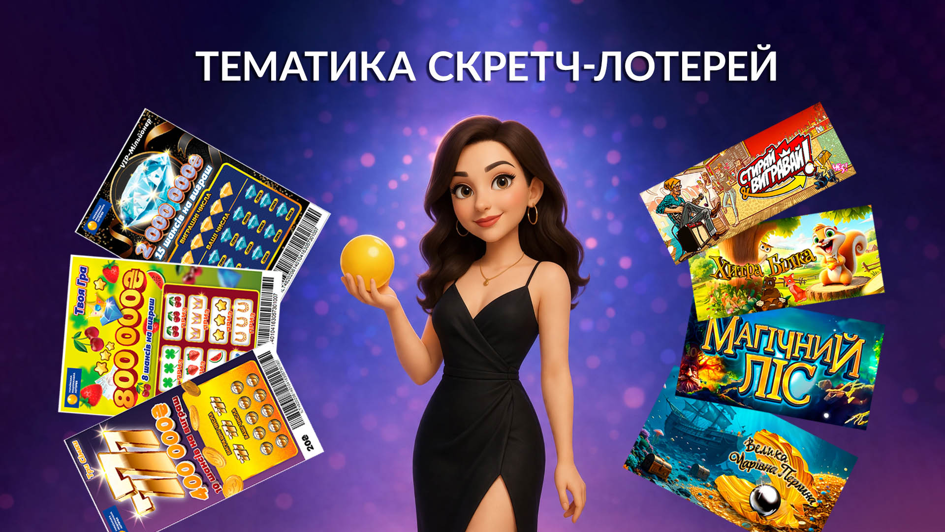 Тематика скретч-лотерей