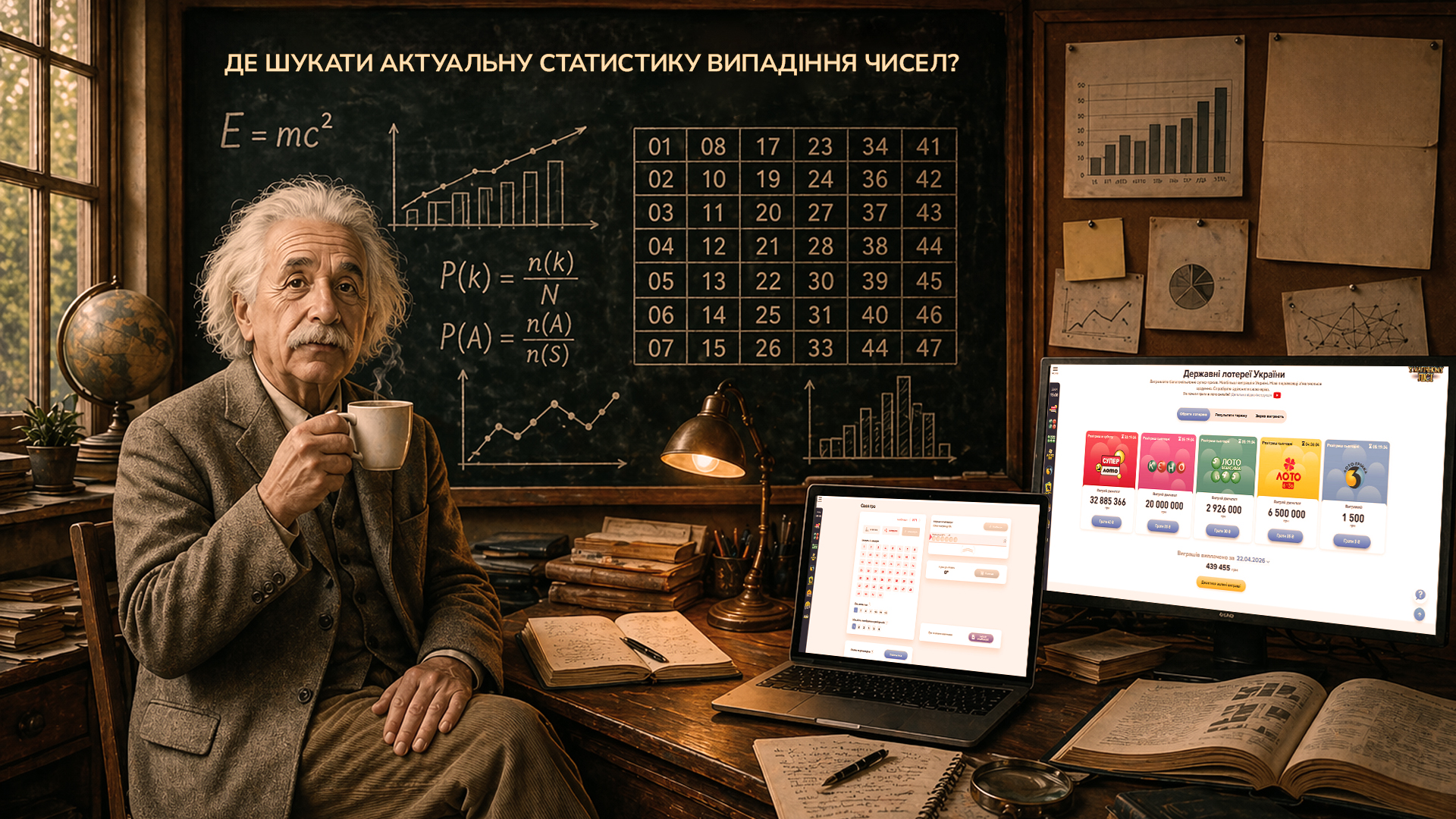 Де шукати актуальну статистику випадіння чисел?