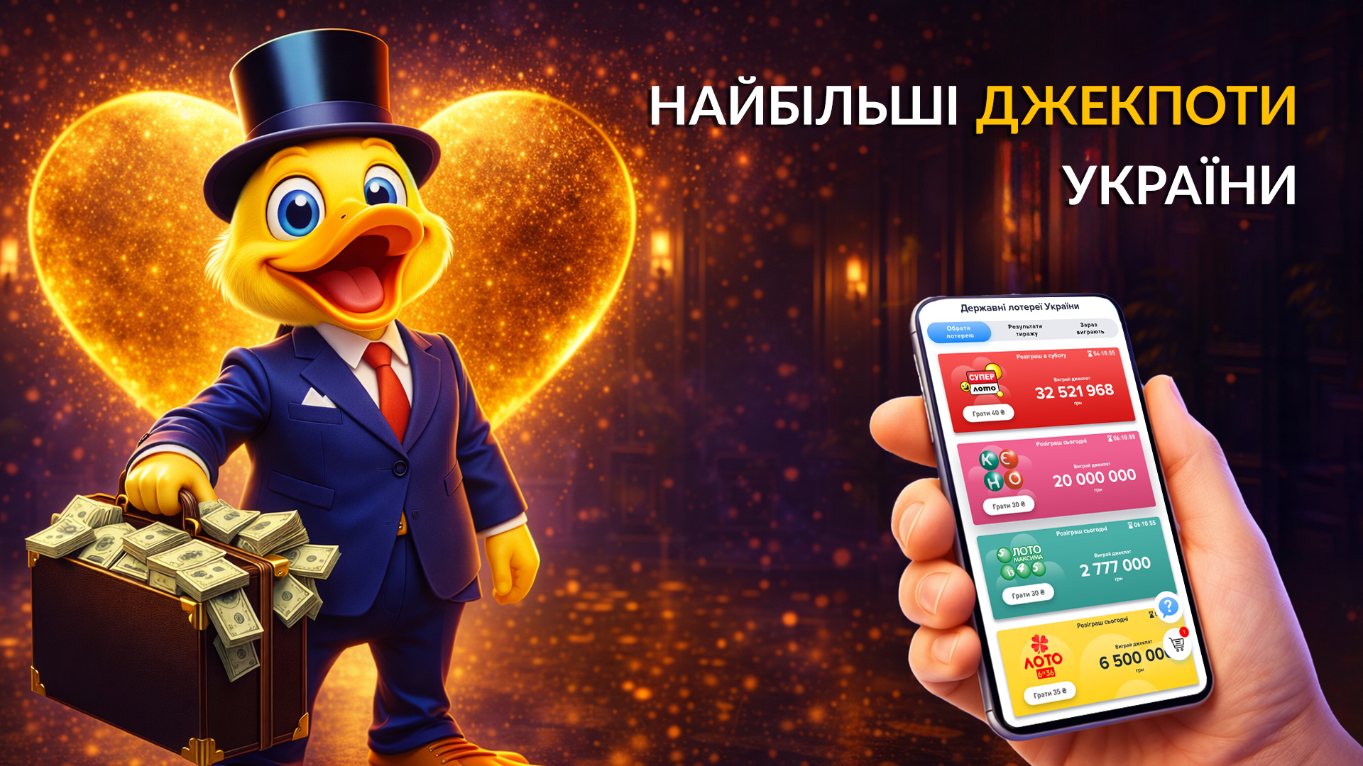 Найбільші джекпоти України