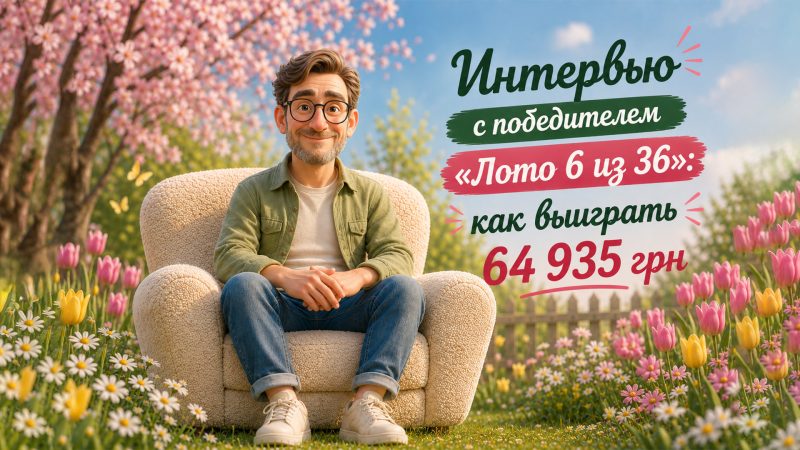 История игрока Лото 6 из 36, который выиграл 64 935 грн благодаря собственной системе