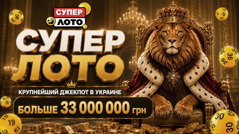 Супер Лото – лотерея с самым большим джекпотом в Украине