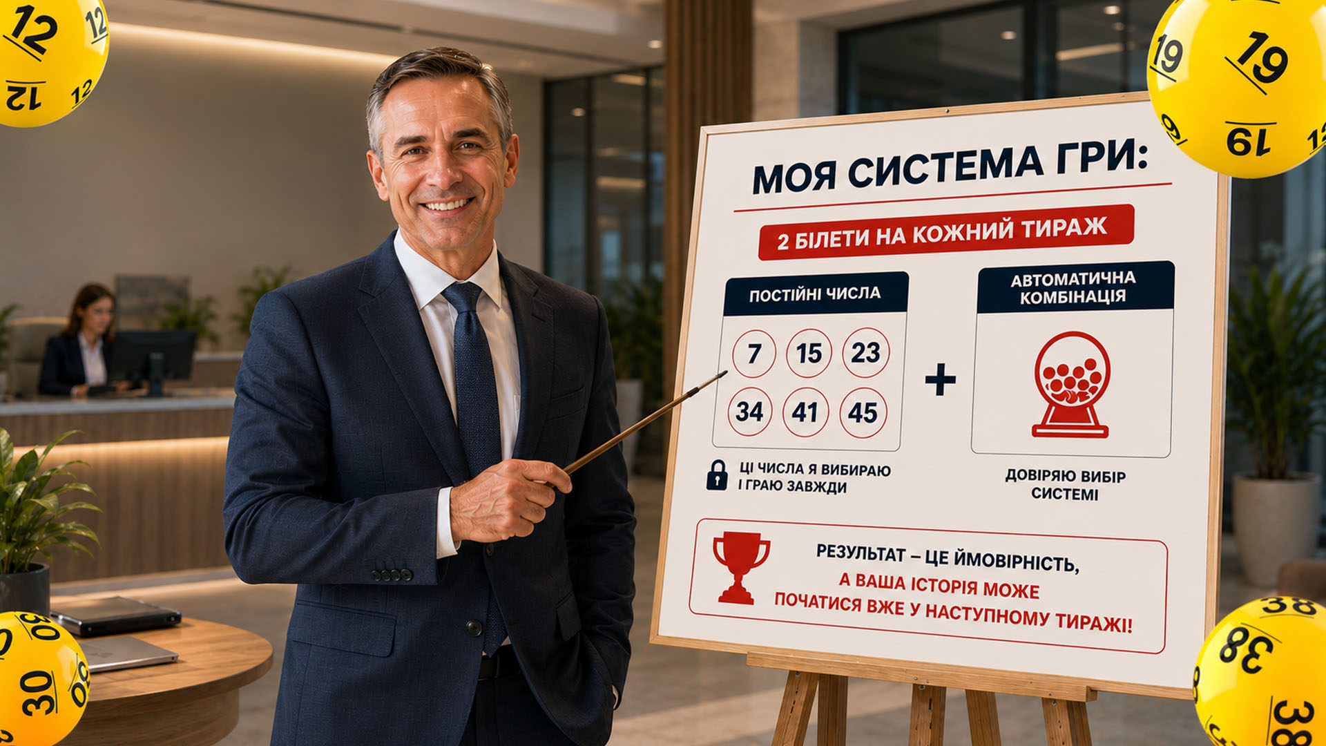 Моя система гри: 2 білети на кожен тираж.