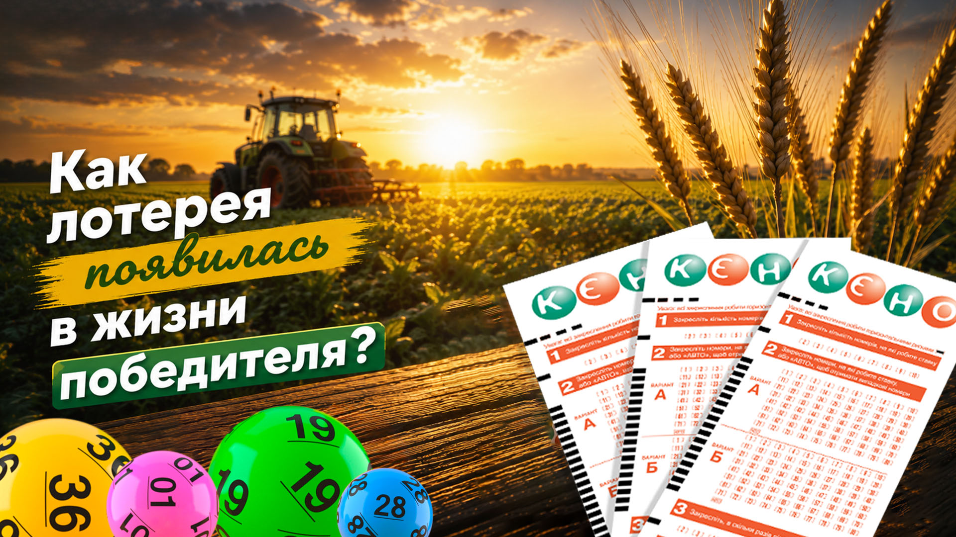 Как лотерея появилась в жизни победителя?