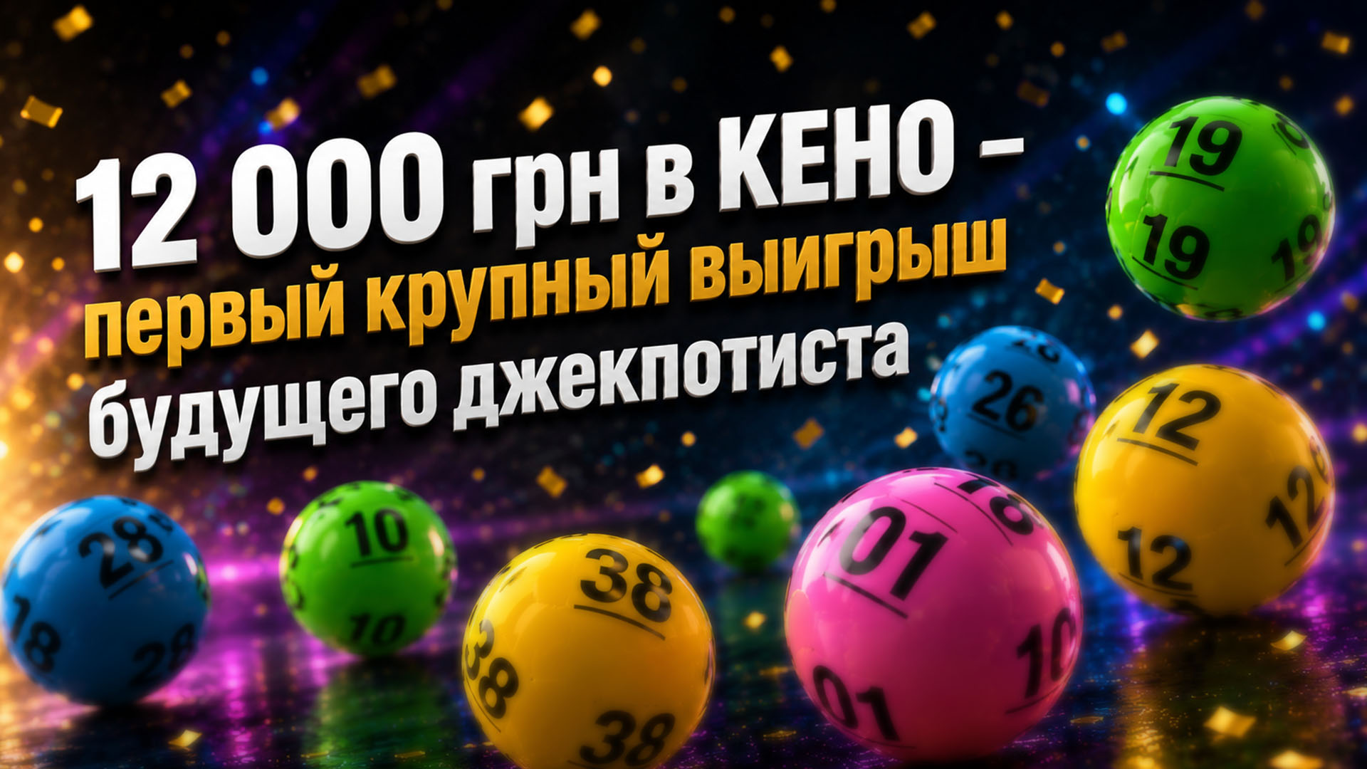 12 000 грн в КЕНО – первый крупный выигрыш будущего джекпотиста
