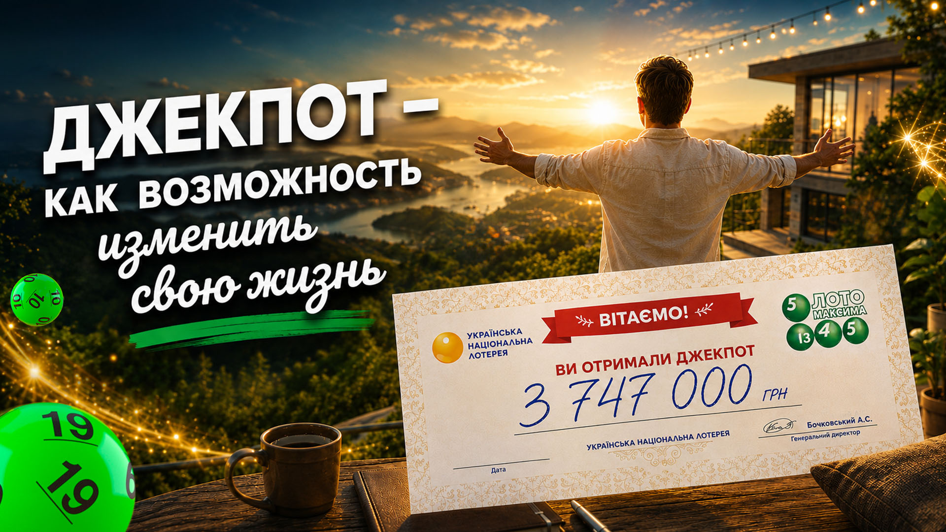 Джекпот как возможность изменить свою жизнь
