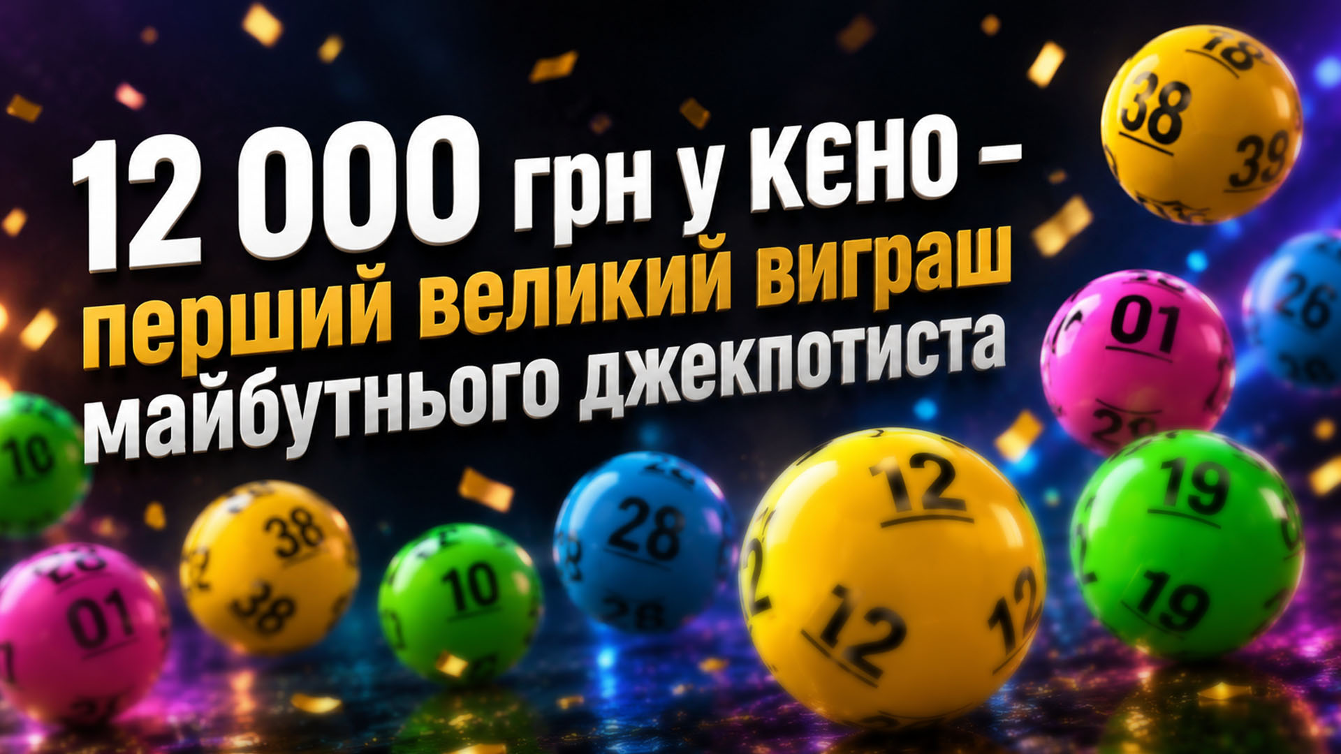 12 000 грн у КЄНО – перший великий виграш майбутнього джекпотиста