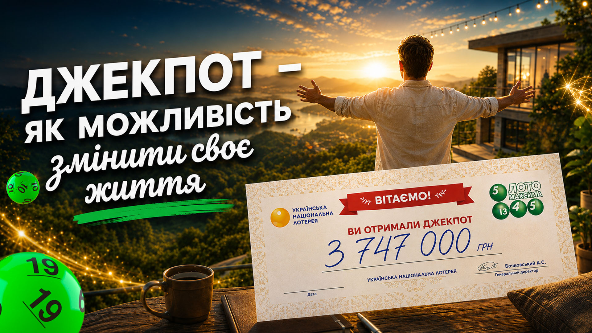 Джекпот як можливість змінити своє життя