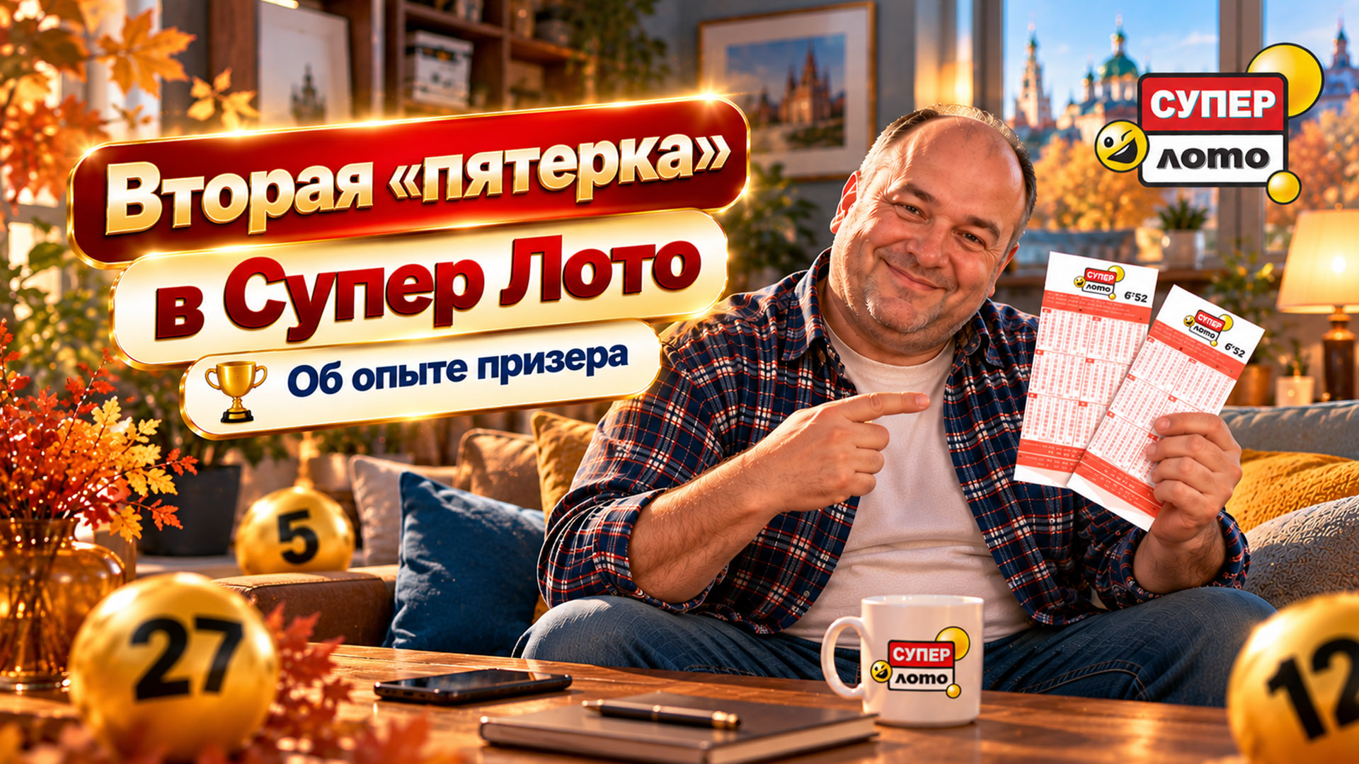 Вторая «пятерка» в Супер Лото
Об опыте призера