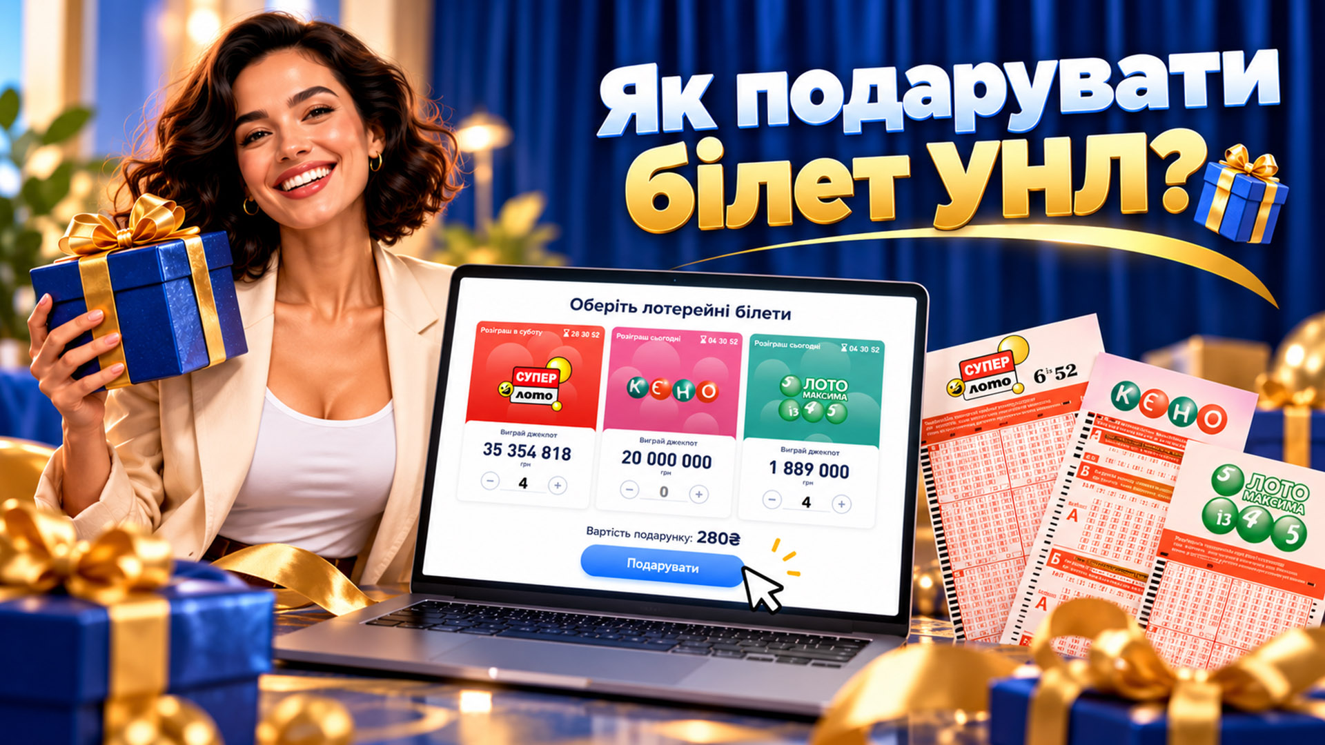 Як подарувати білет УНЛ?