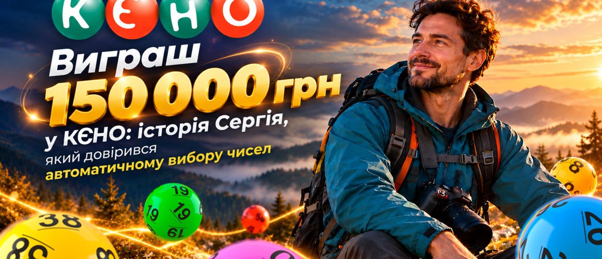 Гарний настрій, білет за 60 грн і виграш 150 000 грн: історія переможця КЄНО