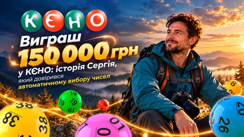 Гарний настрій, білет за 60 грн і виграш 150 000 грн: історія переможця КЄНО