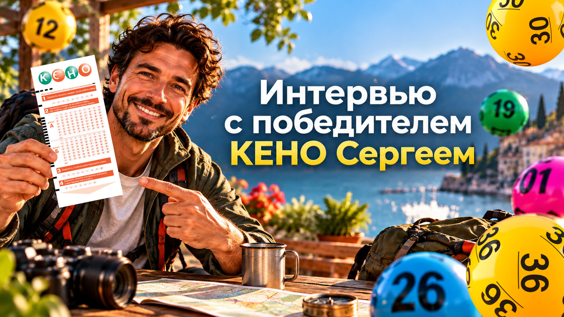  Интервью с победителем КЕНО Сергеем.