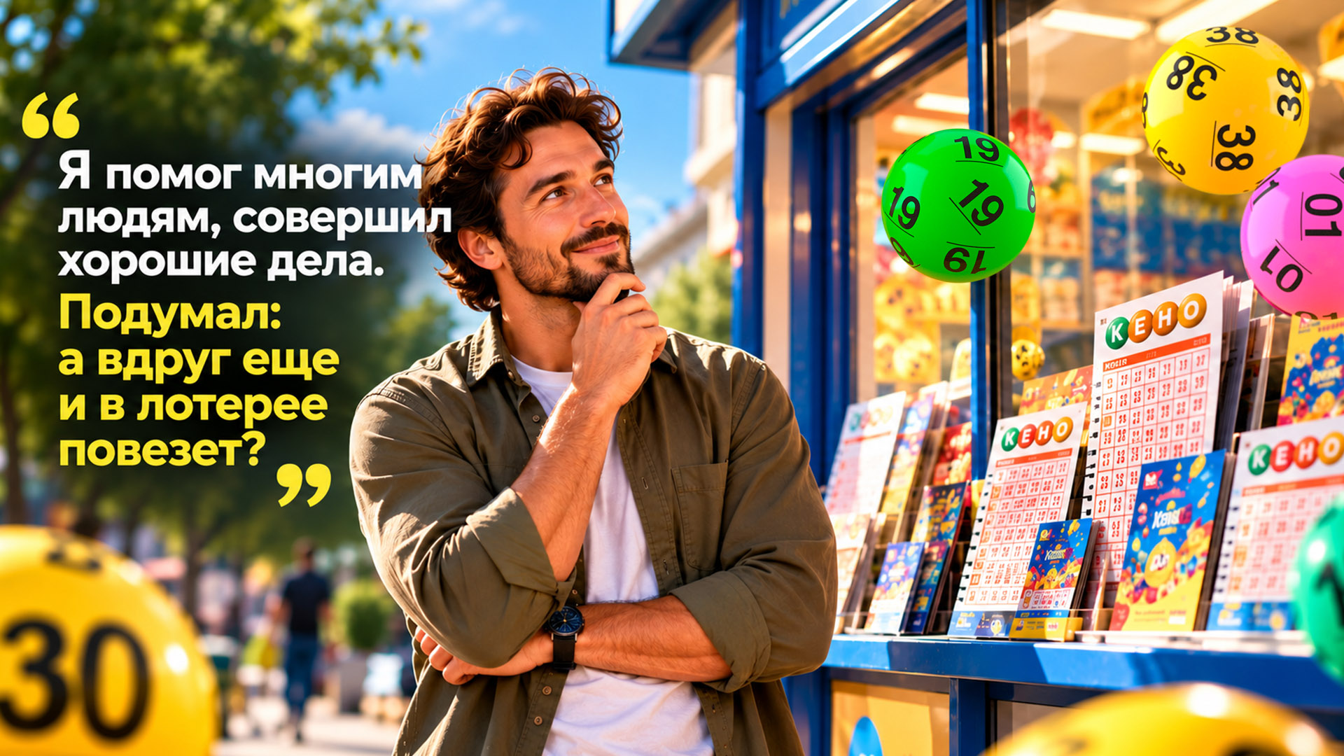 А вдруг еще и в лотерее повезет?